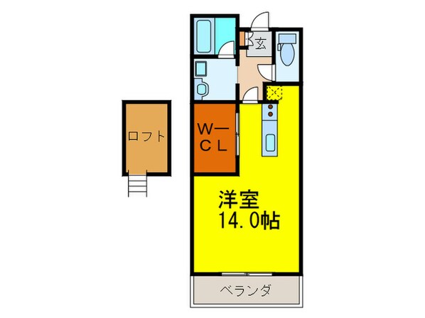 カサ・デ・ビオラの物件間取画像